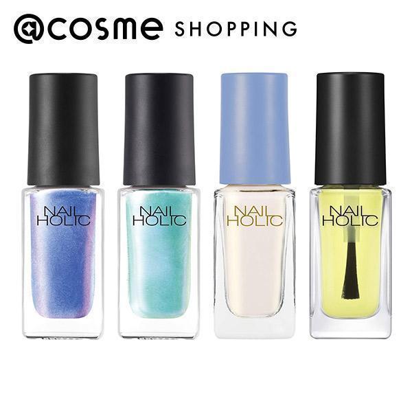 最高の品質 ネイルホリック ネイルホリック春の人気カラー キューティクルオイル4点セット グリーン ブルー 本体