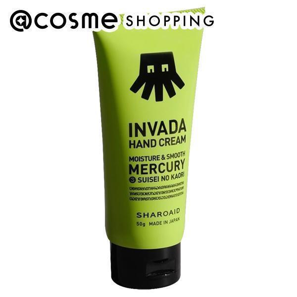 「ポイント10％バック 5月18日0:00〜5月20日1:59」 INVADA HAND CREAM MERCURY(本体) 50g / H12・W5.4・D4cm｜cosmecom