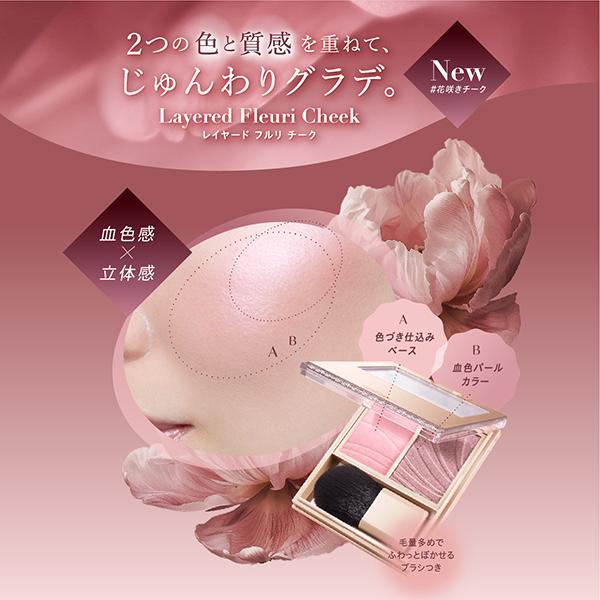 Visee ヴィセ レイヤード フルリ チーク(無香料 RD-7 ダリアレッド