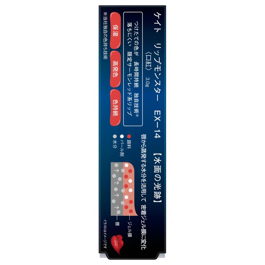 KATE ケイト リップモンスター(限定品 EX-14水面の光跡) 3.0g : アット