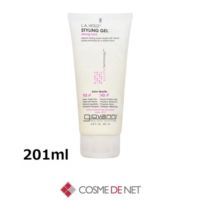 giovanni　L.A. ホールドヘアスタイリングジェル　201mL　4本 giovanni（ジョヴァンニ） 並行輸入品 L.A. ナチュラル ヘア