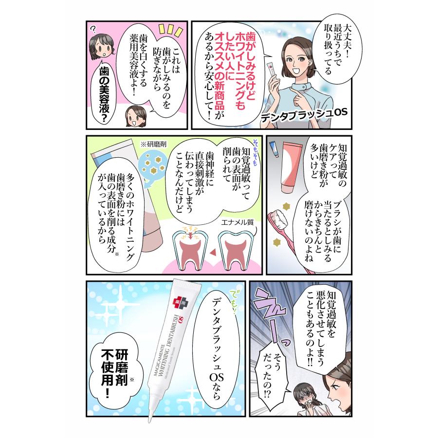 デンタブラッシュOS ホワイトニングジェル セルフ ホワイトニング 知覚