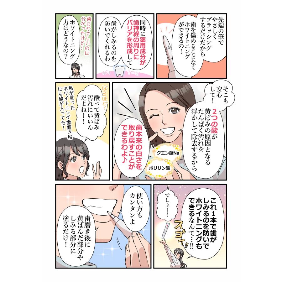 デンタブラッシュOS ホワイトニングジェル セルフ ホワイトニング 知覚