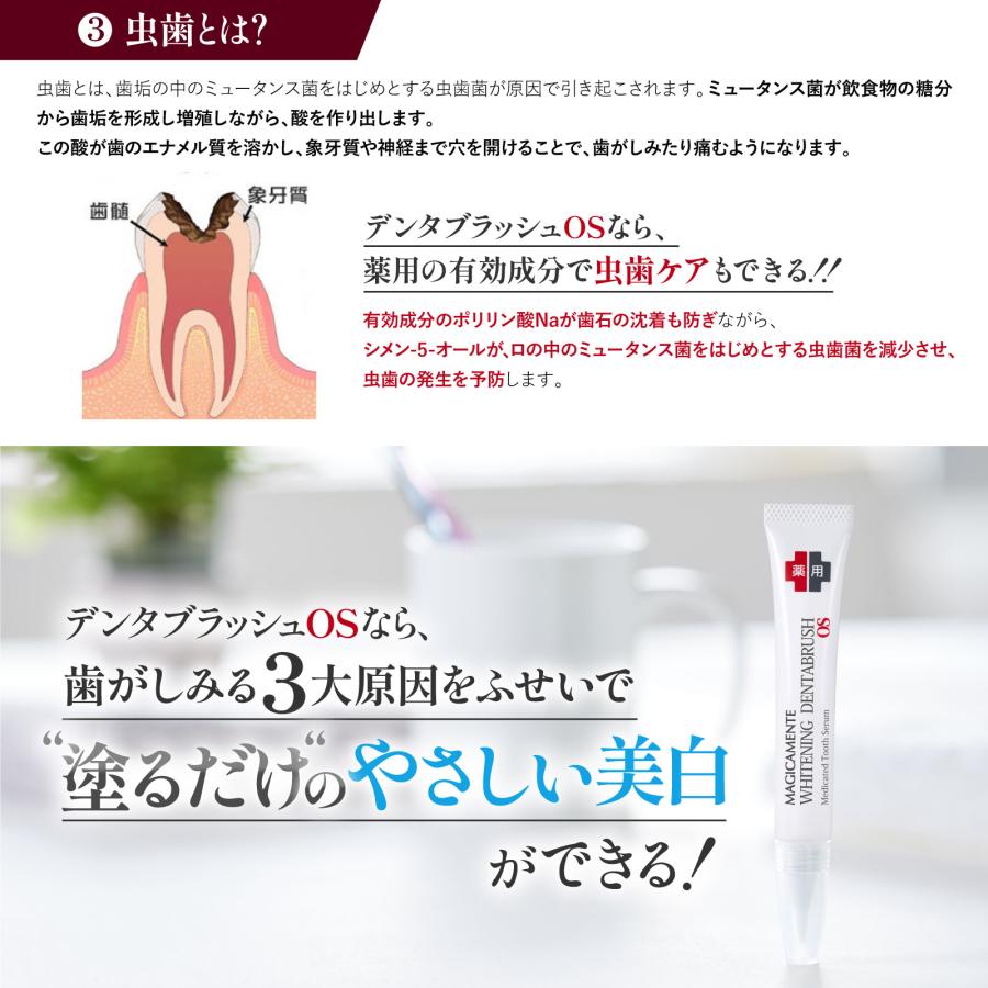 デンタブラッシュOS  ホワイトニングジェル セルフ ホワイトニング 知覚過敏 薬用  塗るだけ 予防 研磨剤不使用 無添加 医薬部外品 フッ素 爆買 |  | 11