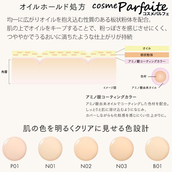 リキッドファンデーション ルナソル LUNASOL カラーオイルセラム #P01 25ml コンパクト便｜cosmeparfaite｜07