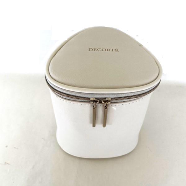 コスメデコルテ 化粧品ポーチ 楽天市場】コスメデコルテ トライアングル型ホワイトポーチ