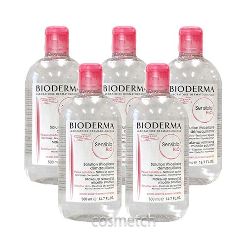 【5点セット】BIODERMA スキンケアセット BIODERMA（ビオデルマ） サンシビオ H2O D （エイチツーオーD） 500ml