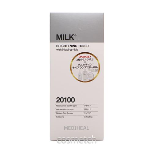 MEDIHEAL（メディヒール） ミルクブライトニング トナー 300ml （化粧