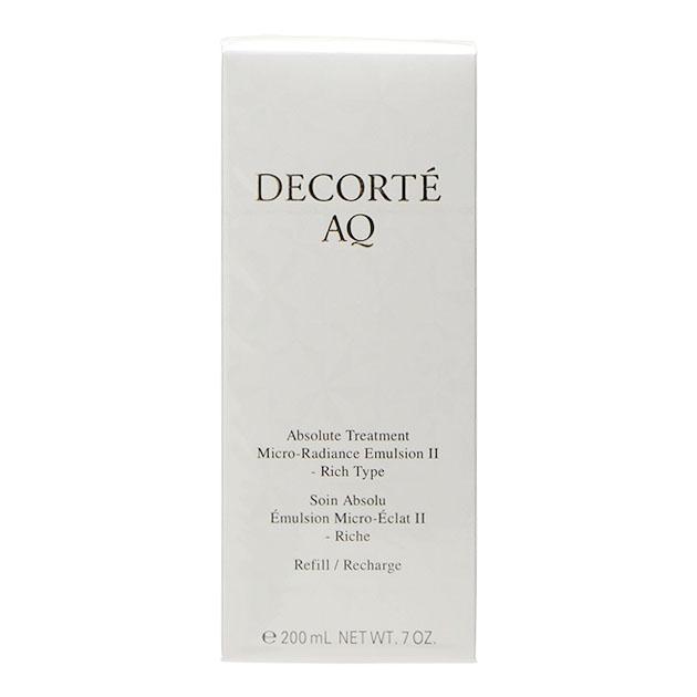 新品 コスメデコルテAQ アブソリュート エマルジョン マイクロラディアンスⅡ コスメデコルテ AQ アブソリュート エマルジョン マイクロ