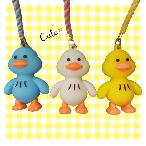 ゴルフ ティーキーパー マスコット フィギュア ストラップ付き アヒル