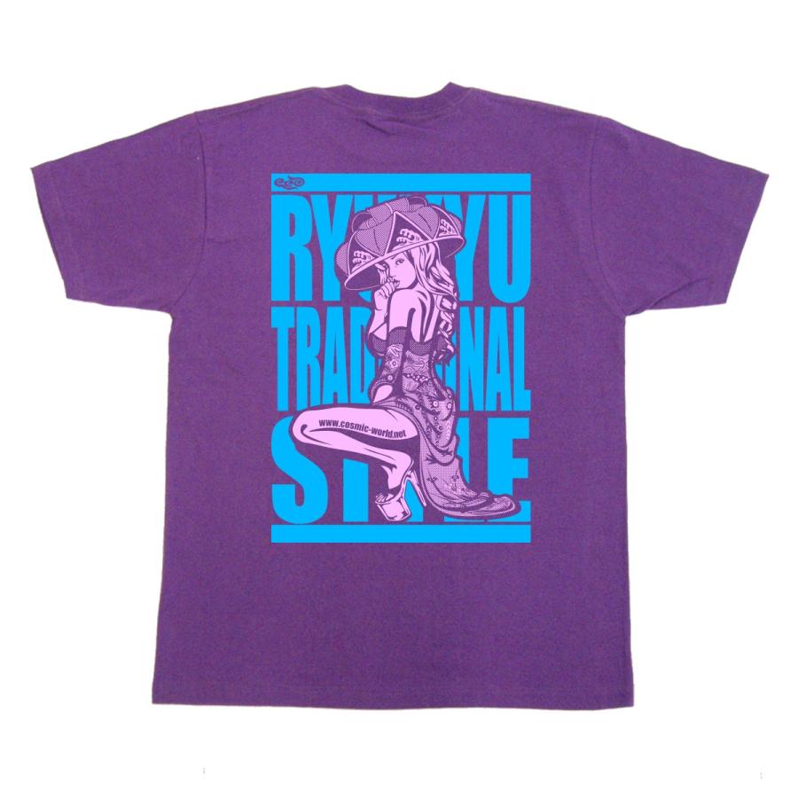 沖縄 Tシャツ イラスト「Sexy花笠」 : コスミック～ふざけたT