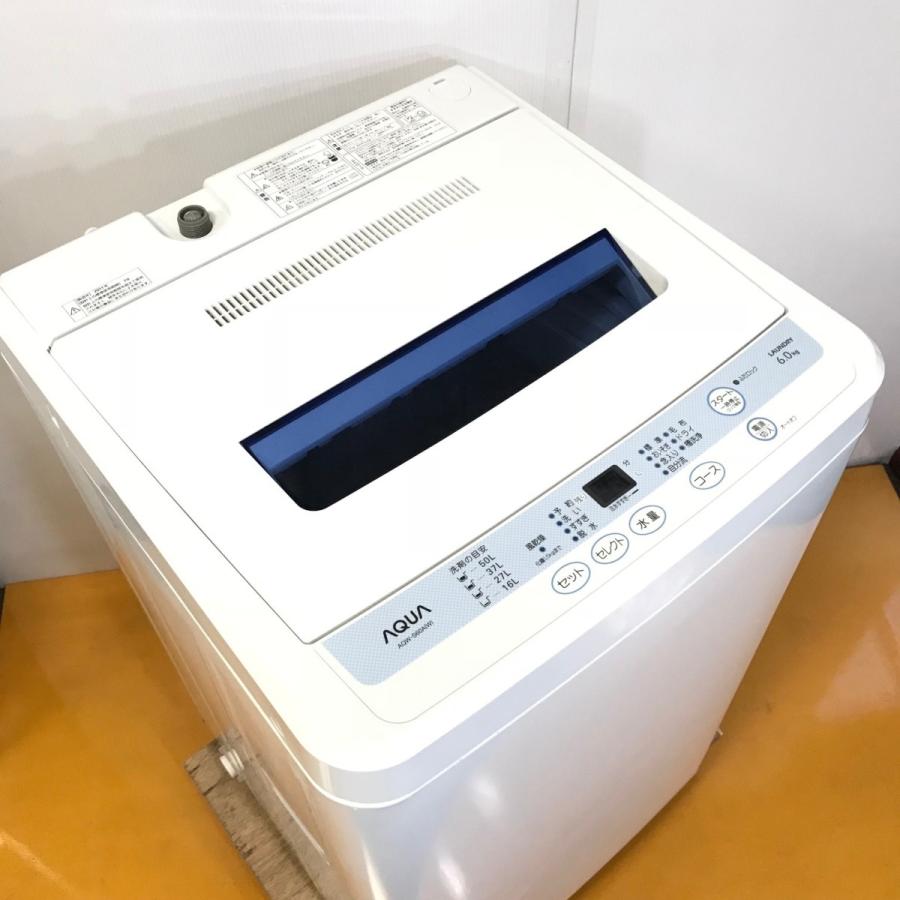 在庫処分 全自動洗濯機 中古 6.0kg ハイアール AQW-S60A 2011年製 