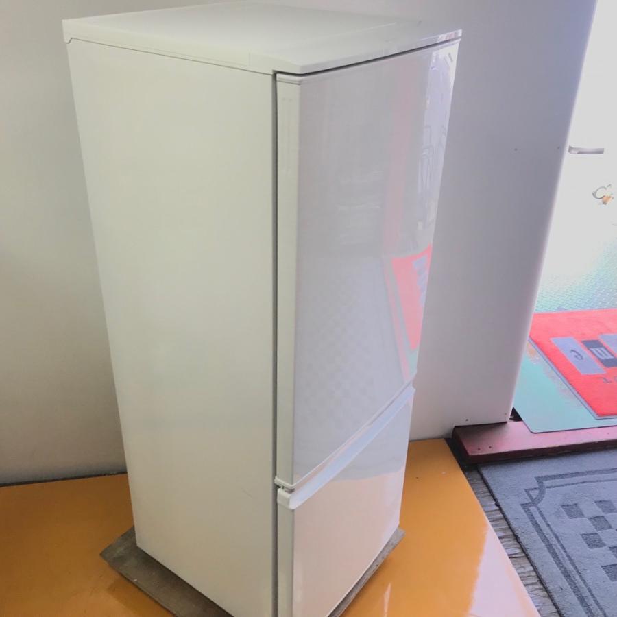 SHARP（シャープ） 167L 2ドア冷蔵庫 つけかえどっちもドア SJ-17X-W 