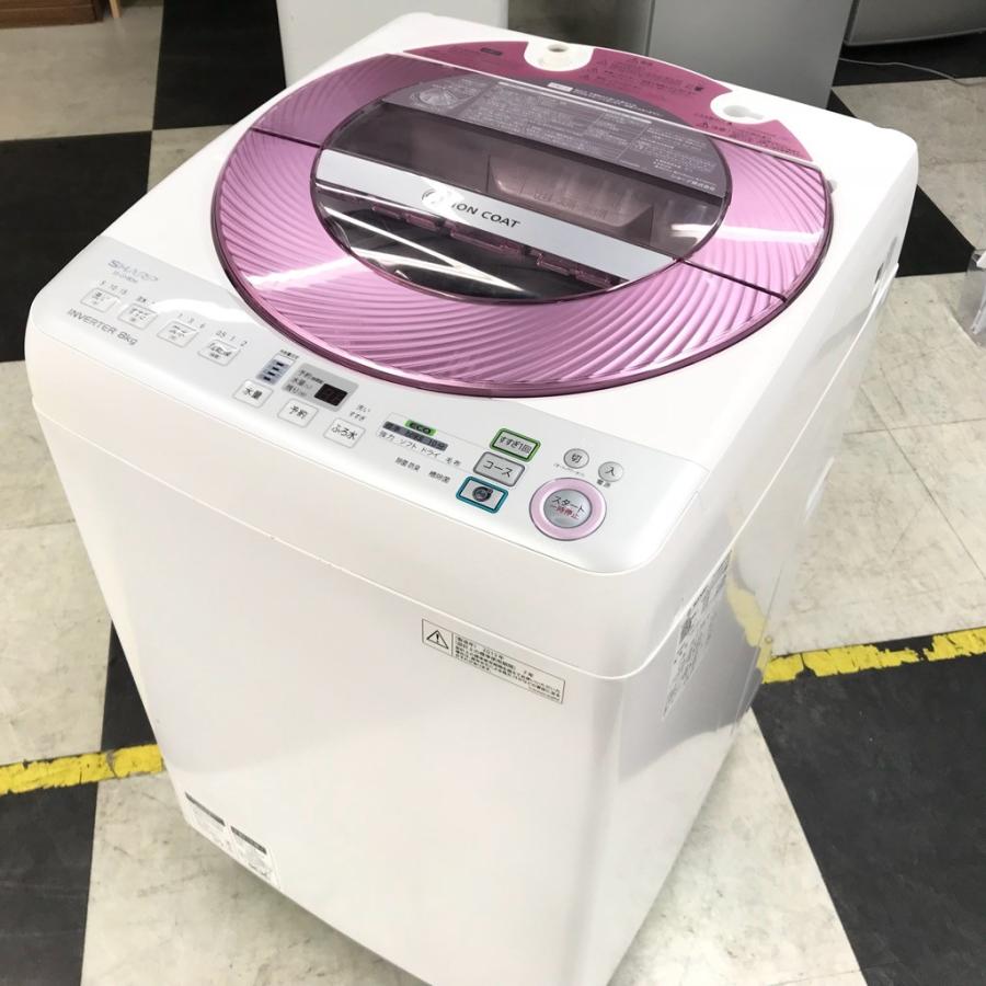 送料設置無料　SHARP 全自動電気洗濯機ES-GV80R-P ✓SHARP 電気洗濯機✓ ✓ES-GV80R-P✓送料設置無料 シャープ ES-