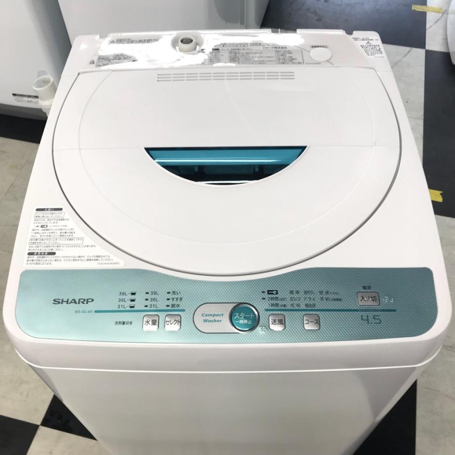 SHARP 【中古】4.5kg 全自動洗濯機 簡易乾燥機能搭載 ES-GL45 SHARP 【中古】4.5kg 全自動洗濯機 簡易乾燥機能搭載 ES-GL45