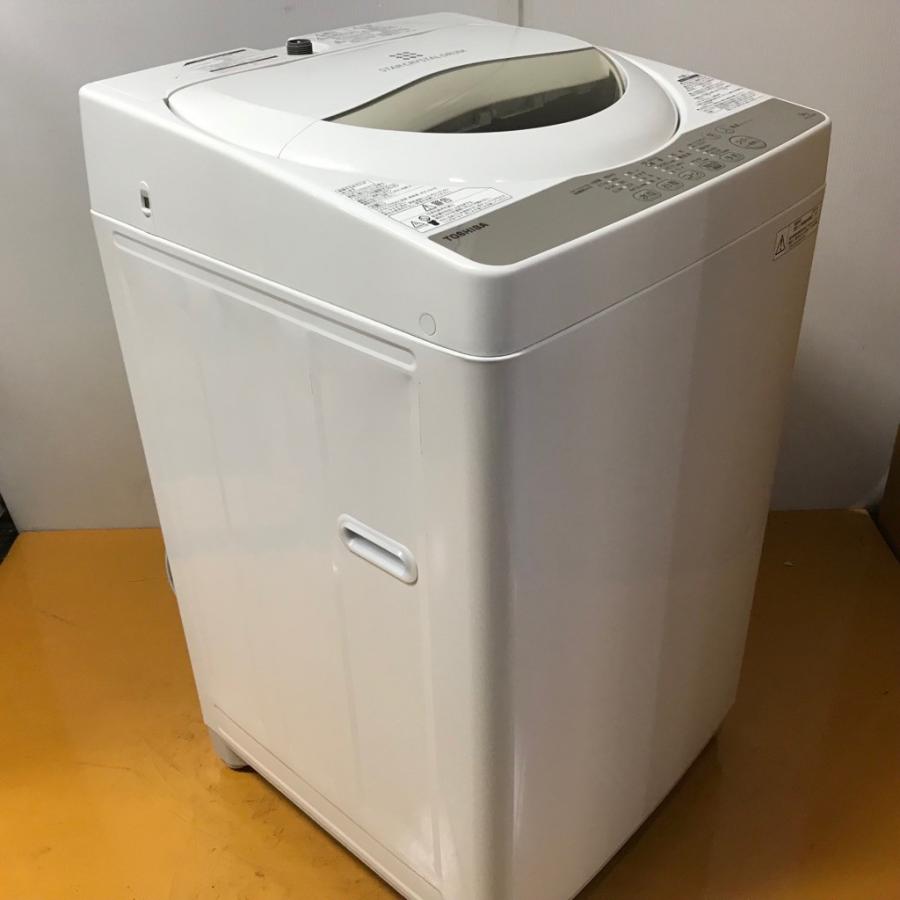 【中古】洗濯機 5.0kg 簡易乾燥機能付き 東芝 AW-5G3 2016年製 高年式