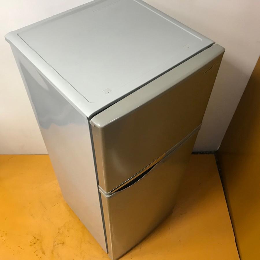R 中古 SHARP 2ドア冷蔵庫118L・右開き SJ-H12W 2013年製