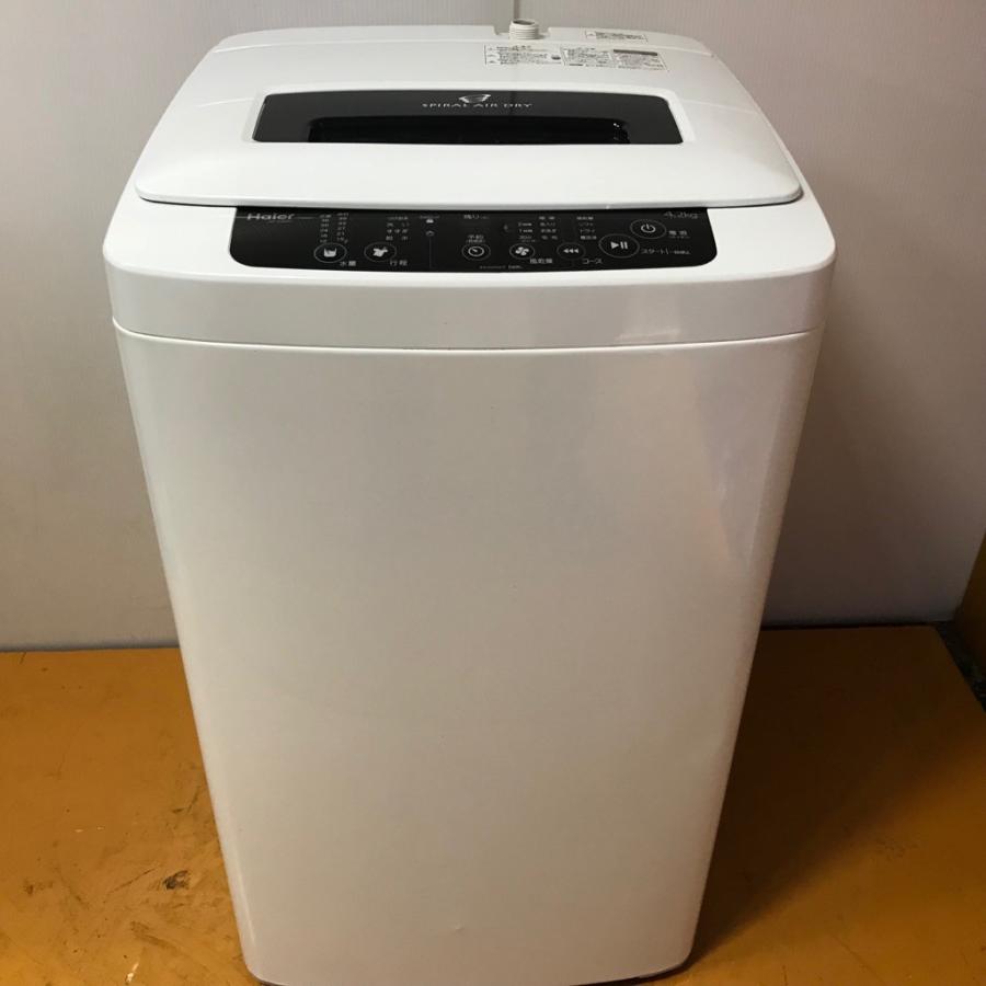 【RKGSE-276】特価！ハイアール/Haier/4.2kg/全自動洗濯機/JW-K42H/中古/2014年製/当社より近隣地域無料配達 中古 4.2kg 全自動洗濯機 ハイアール JW-K42H 2014年製 一人暮らしや