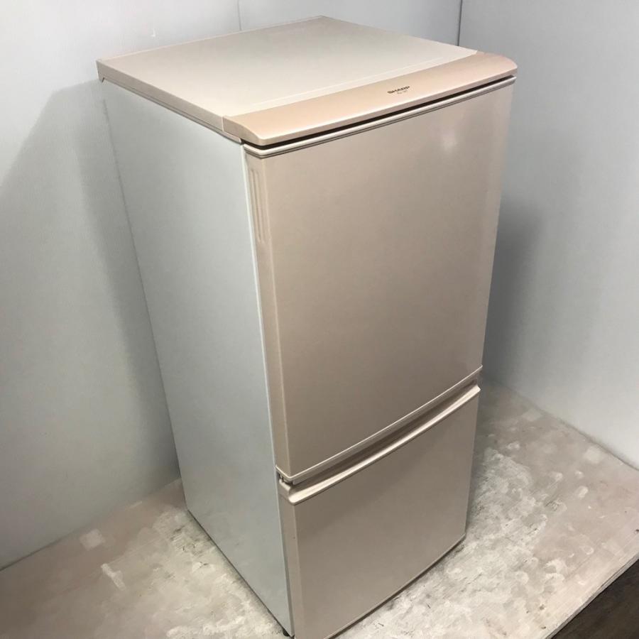 訳あり・左開き　137L　2010年製　SHARP　冷蔵庫　SJ-14T-C C】中古 137L 2ドア冷蔵庫 シャープ つけかえどっちもドア SJ-14T-C