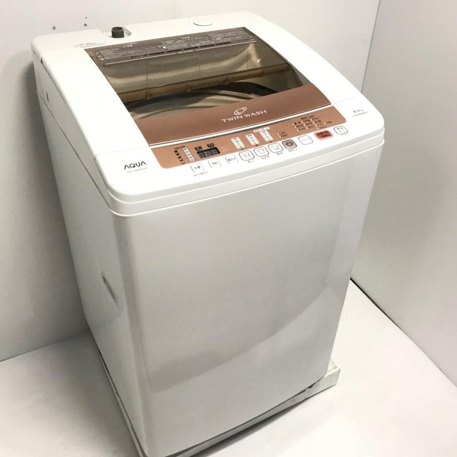 AQUA アクア 洗濯機 AQW-VW800E 8㎏ 2017年製