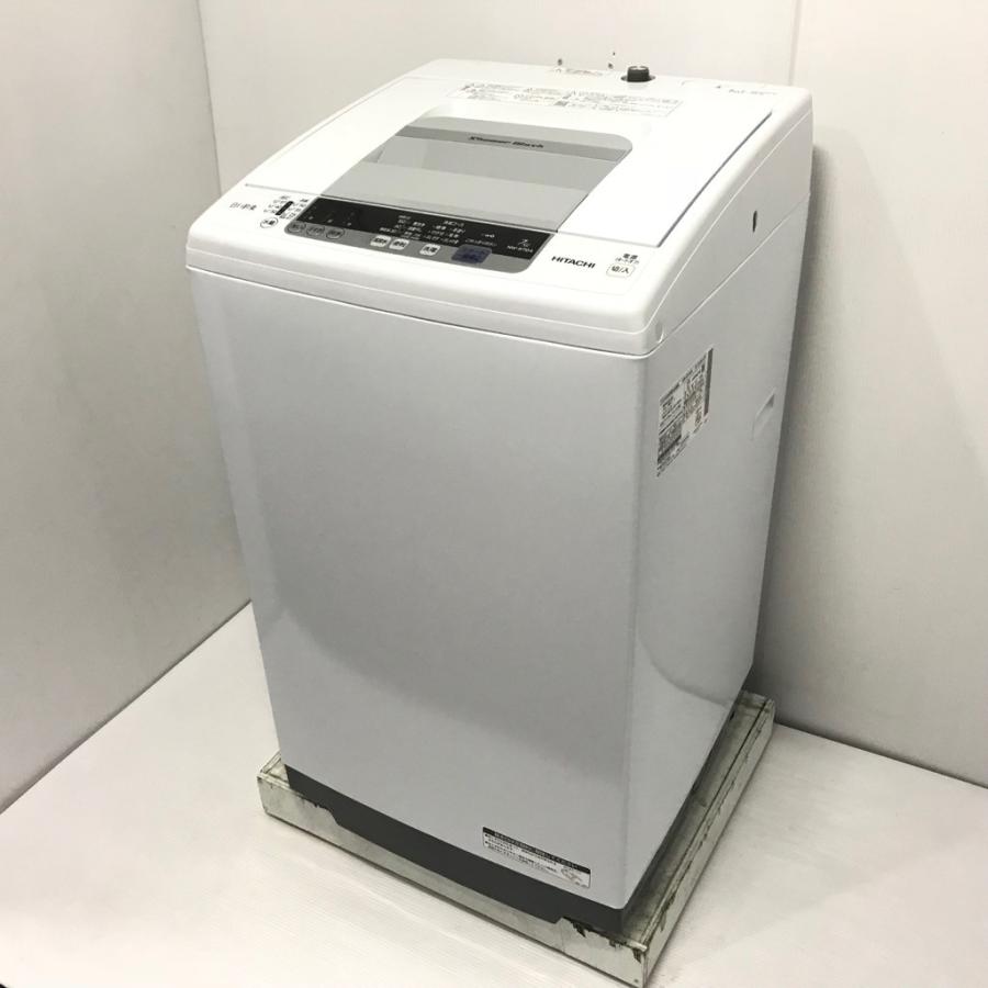 日立（HITACHI） 中古 全自動洗濯機 送風乾燥 7.0kg 白い約束 ア