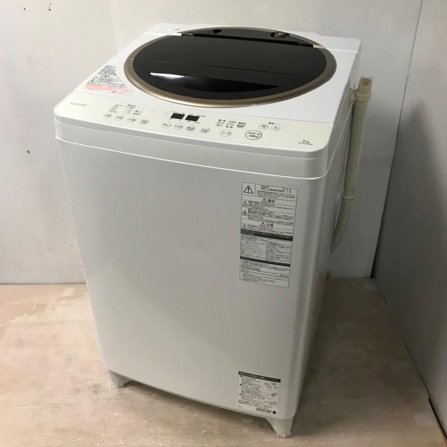 TOSHIBA（東芝） 中古 9.0kg 全自動洗濯機 AW-9SD3M マジックドラム