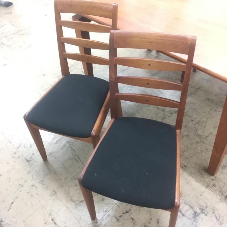 朝日木材加工 【中古】近郊限定販売 ダイニング5点セット オイル 