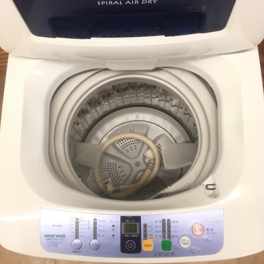 ハイアール 全自動洗濯機 JW-K42F 2013年製 都内近郊送料無料 中古】4.2kg 全自動洗濯機 ハイアール JW-K42F 2013年製 学生生活単身