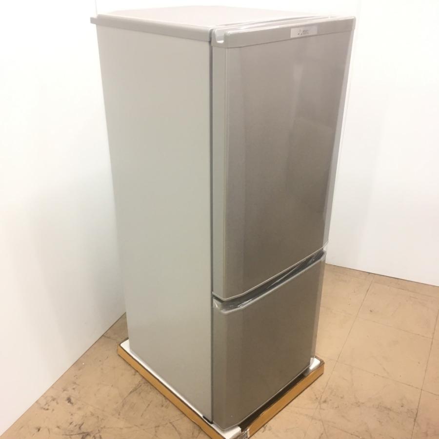 中古 アウトレットB級品146L 2ドア冷蔵庫 三菱電機 MR-P15C-S 2017年製 シルバーカラー｜cosmo-space｜02