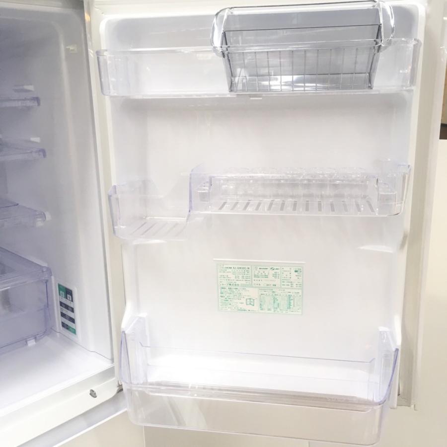 SHARP 中古 近郊自社便可送料格安 シャープ 3ドア冷蔵庫 SJ-GW35C-W