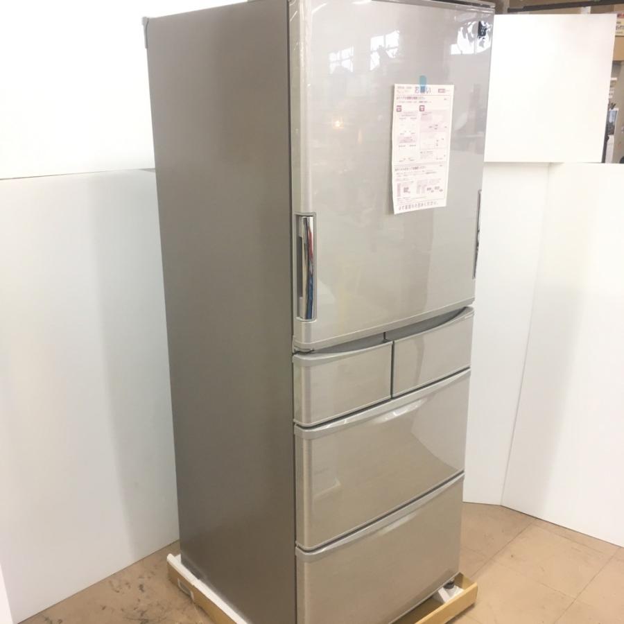 SHARP（シャープ） 中古 アウトレットB級品430L 5ドア冷蔵庫 SJ-XW44B 