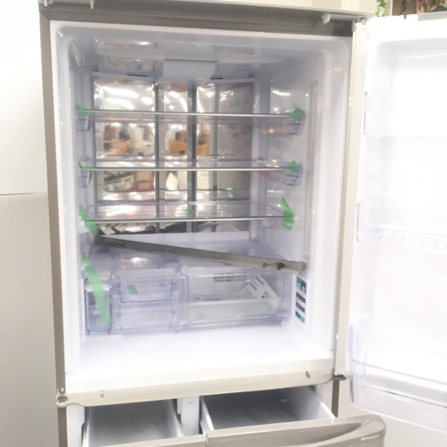SHARP（シャープ） 中古 アウトレットB級品430L 5ドア冷蔵庫 SJ-XW44B 