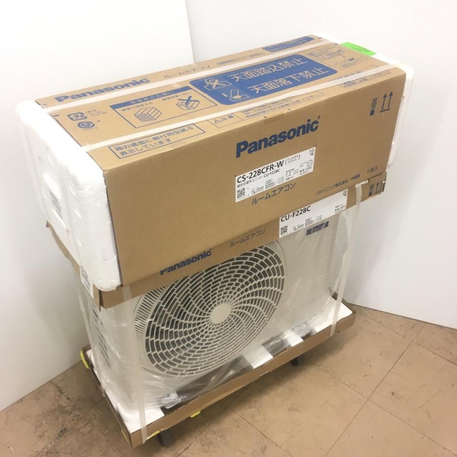 中古 未使用アウトレット品2.2kw ルームエアコン パナソニック CS-228CFR-W 2018年製 使用目安：6畳〜9畳｜cosmo-space｜02