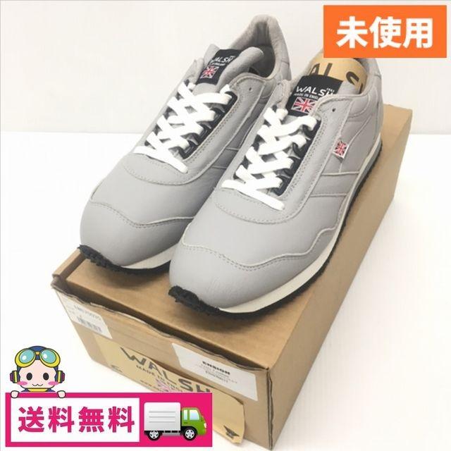 WALSH 中古 未使用アウトレット品 ENSIGN レザー グレー UK6サイズ 25