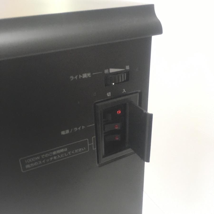ニトリ（NITORI） 中古 暖炉型ファンヒーター NTL1000K-BK 2017年製