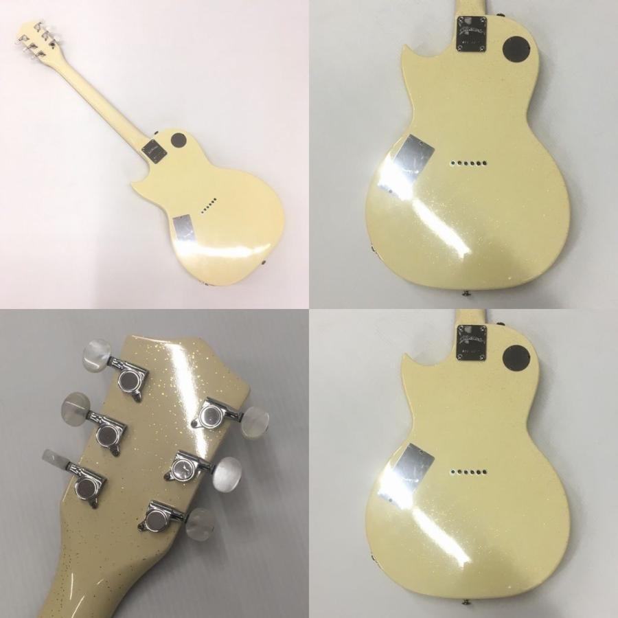 【中古】フルアコ エレキギター シルバー 中古 Telestar LISA 22F エレキギター ビザール系 シルバーラメ
