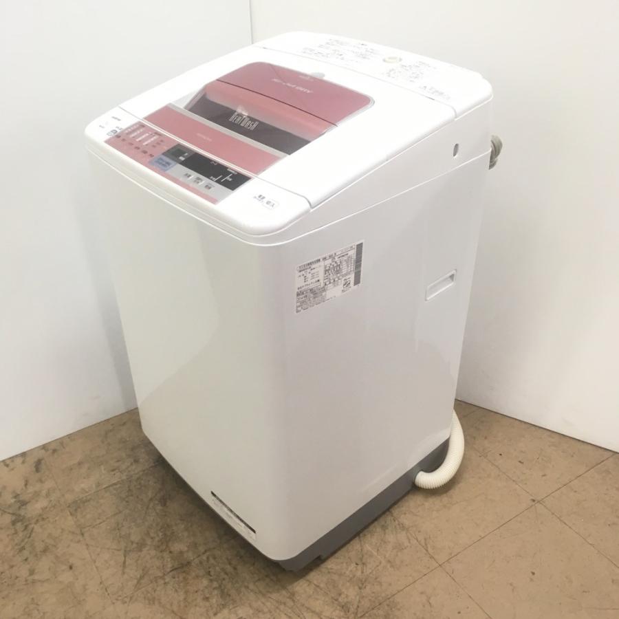 【店頭受け渡し】　HITACHI　簡易乾燥機能付洗濯機　8 kg　BW-8SV　2014年製　中古品 日立（HITACHI） 中古 8.0kg 全自動洗濯機 ビートウォッシュ 自動