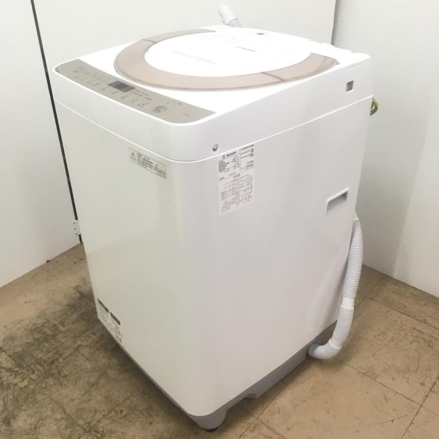 SHARP（シャープ） 中古 7.0kg 全自動洗濯機 ES-KS70S-N 2016年製 風呂 