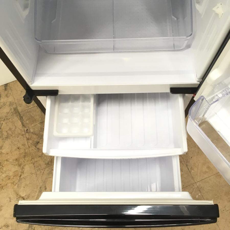 中古 137L 2ドア冷蔵庫 つけかえどっちもドア シャープ SJ-BK14Y-B 2014年製 ブラック＆レッド 美品 希少