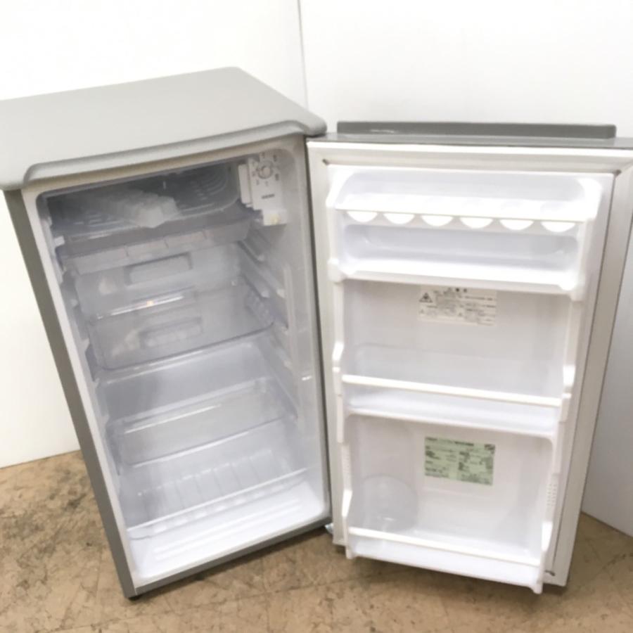 中古 75L 1ドア冷蔵庫 ハイアール アクア AQR-81C 2015年製 シルバー
