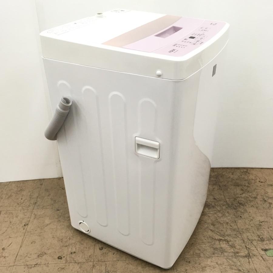 中古 4.5kg 簡易乾燥機能付き 全自動洗濯機 アクア AQW-S4E4 2016年製