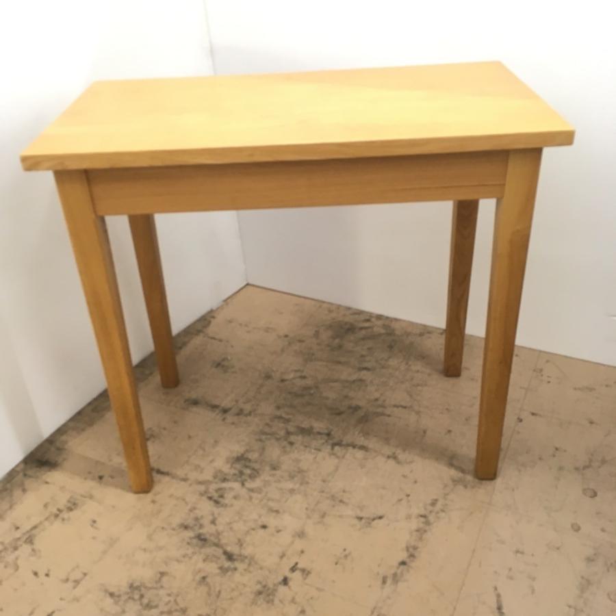 無印良品（MUJI） 中古 人気 タモ材 引出付デスク 80×44.5×72 : コスモ 