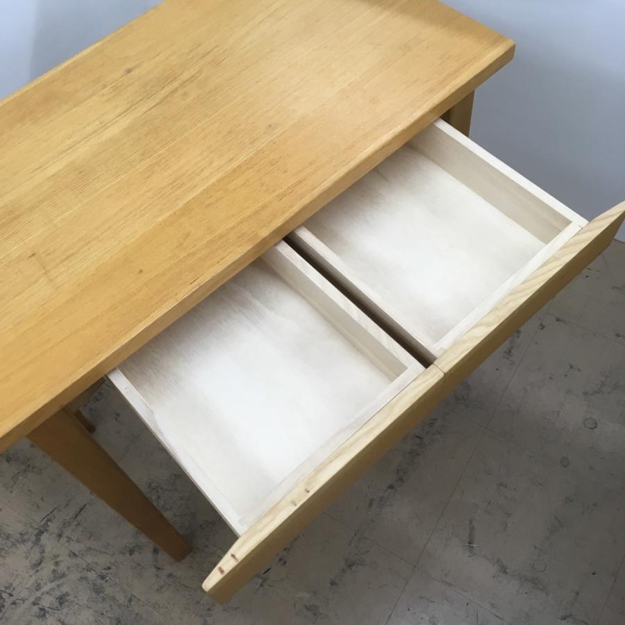 無印良品（MUJI） 中古 人気 タモ材 引出付デスク 80×44.5×72 : コスモ
