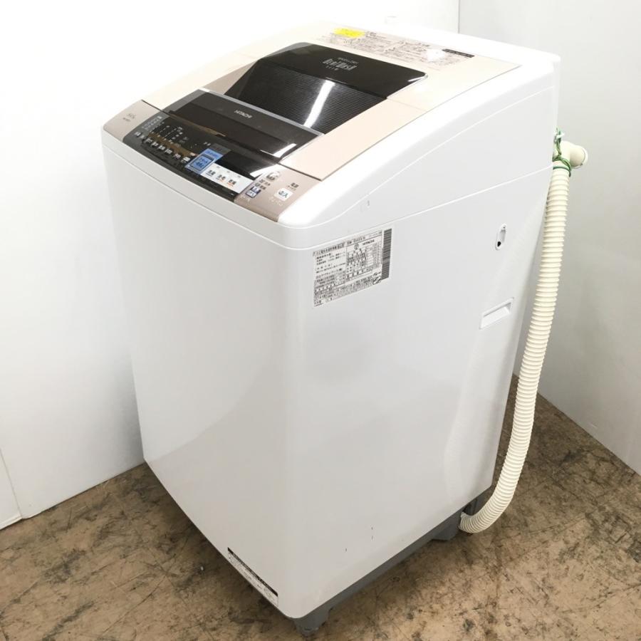 中古 縦型洗濯乾燥機 洗濯8.0kg 乾燥4.5kg ビートウォッシュ 日立 BW-D8SV-N 2014年製造 タテ型 洗濯機 高年式