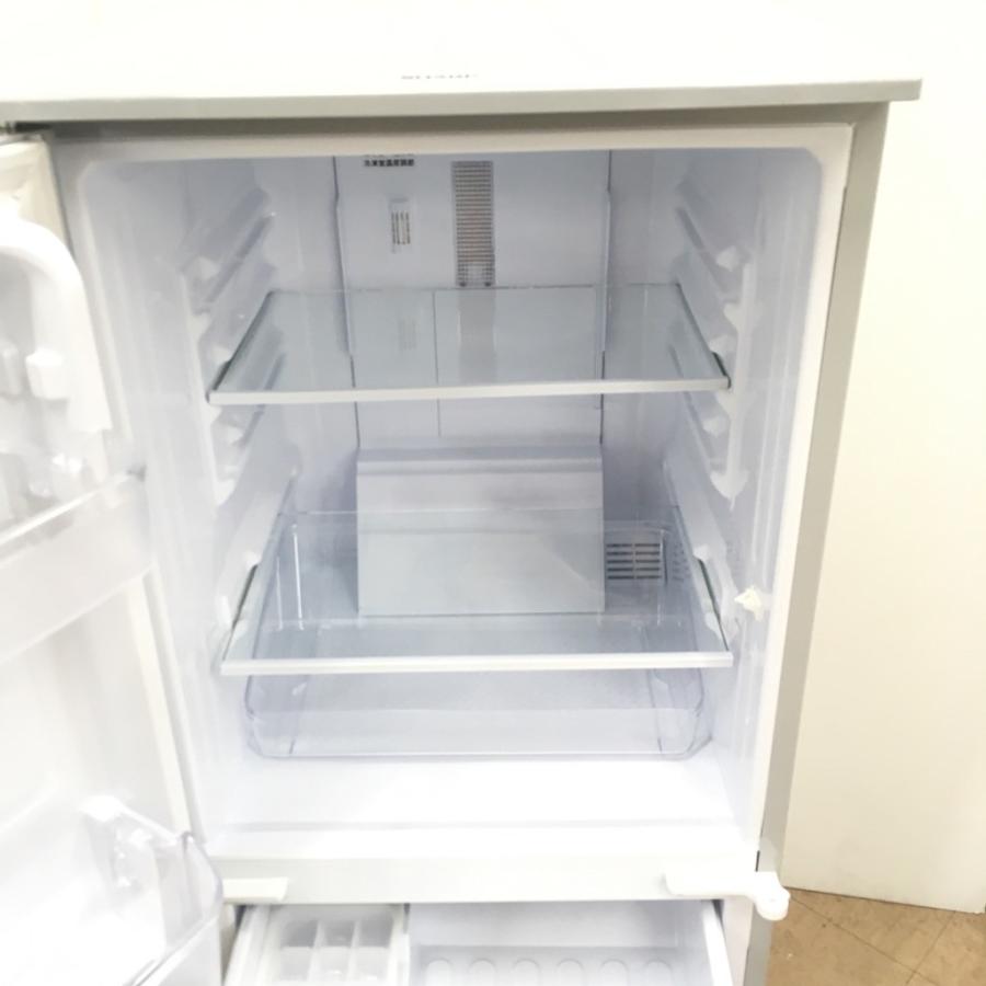 シャープ 冷蔵庫 137L 2ドア SJ-D14C-S 2017年製 美品 SHARP 中古/LA-SJD14CW/冷蔵庫/2017年モデル/137L/SHARP
