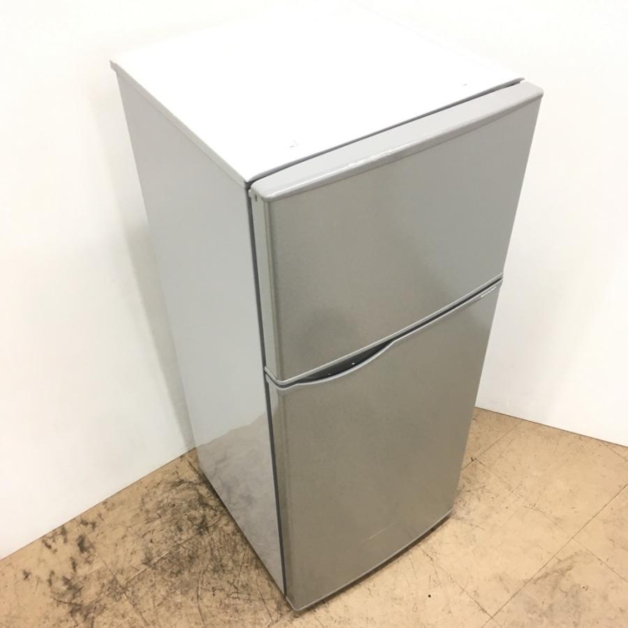 SHARP（シャープ） 中古 118L 2ドア冷蔵庫 SJ-HA12D-S 2017年製 