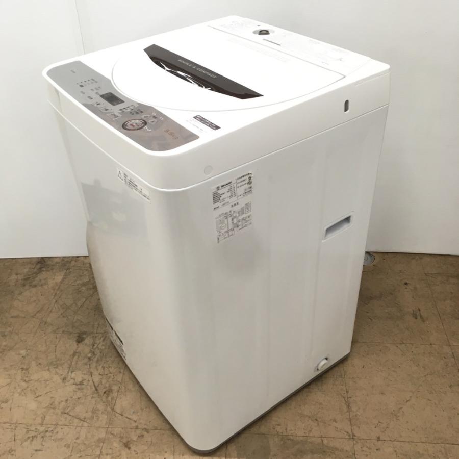 シャープ 洗濯機 ES-GE5B 中古品 5.5kg 2017年