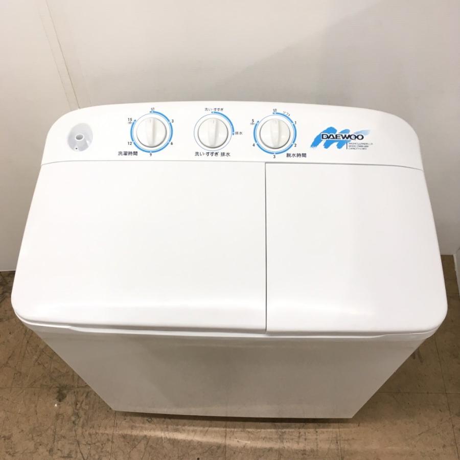 中古 ダイウ 2.8kg 2槽式洗濯機 DWM-28W コンパクトモデル 2010年製 美