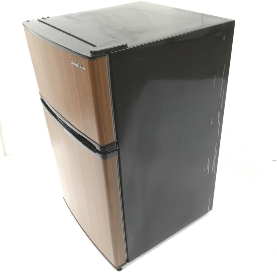 2018年製　A-stage　冷凍冷蔵庫 90L AR-90L02DB 100V 中古 90L 2ドア冷蔵庫 A-Stage AR-90L02DB 2018年製 ブラック 直冷式