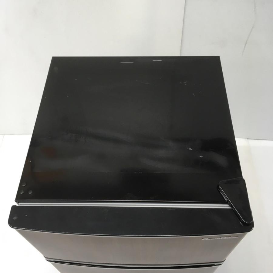 中古 90L 2ドア冷蔵庫 A-Stage AR-90L02DB 2018年製 ブラック 直冷式